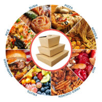 Kraft Paper Food Box