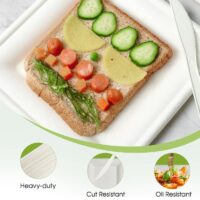 Square Paper Plate (218*218*20mm)