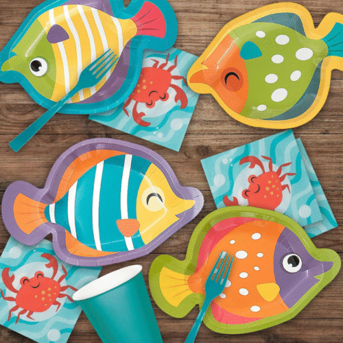 Special Shaped Paper Plate (Fish-Shaped Paper Plate)