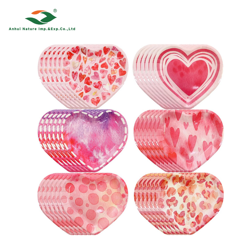 Special Shaped Paper Plate (Heart-Shaped Paper Plate)