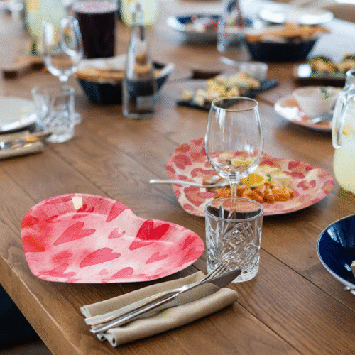Special Shaped Paper Plate (Heart-Shaped Paper Plate)