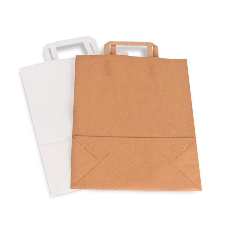 Kraft Flat Handle Paper Bag