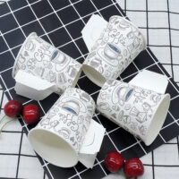 8OZ(with handle) Single-Wall Paper Cup