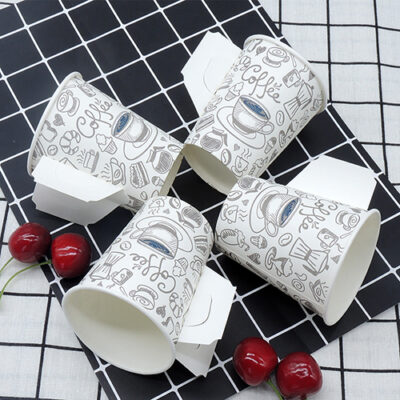 8OZ(with handle) Single-Wall Paper Cup