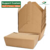 Kraft Paper Food Box (13.8*17*6.5cm/800ml)