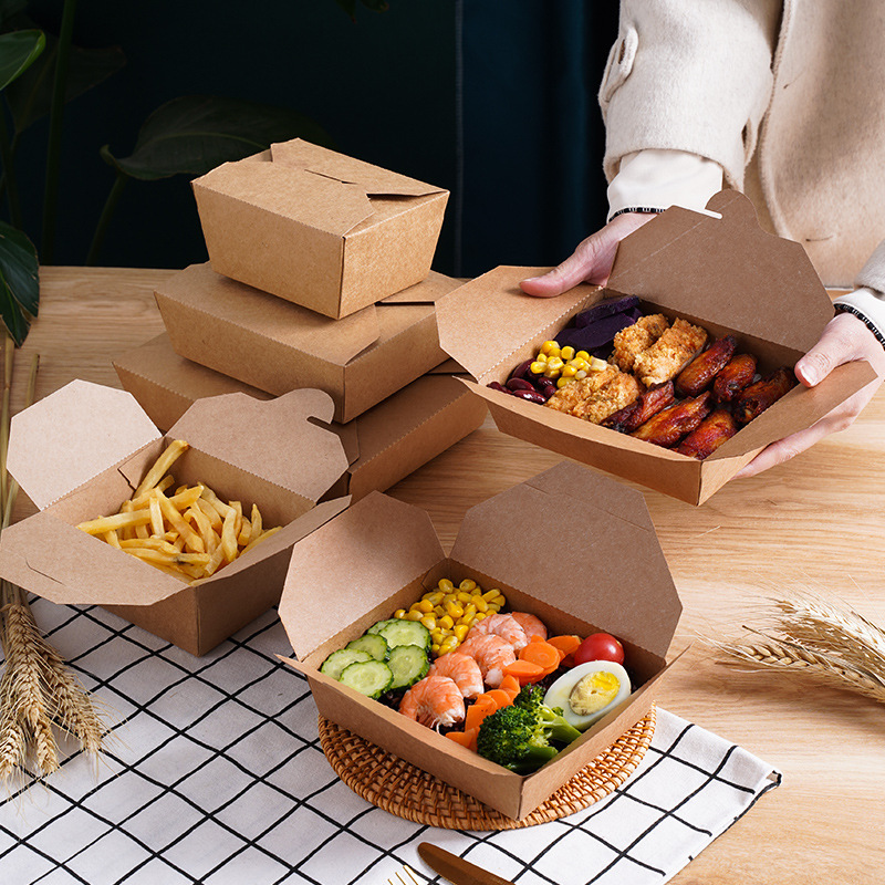Kraft Paper Food Box