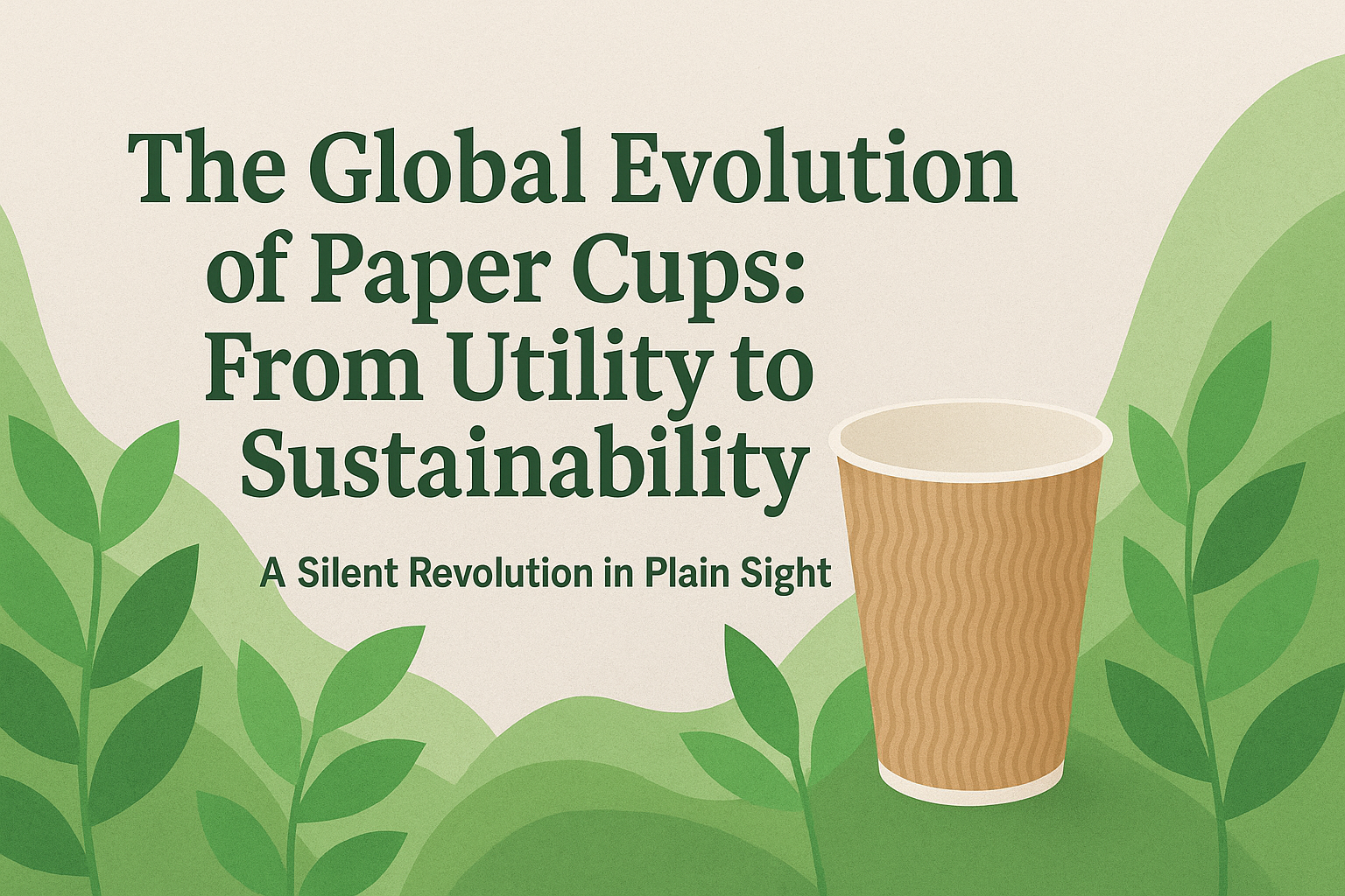 The Global Evolution of Paper Cups: From Utility to Sustainability