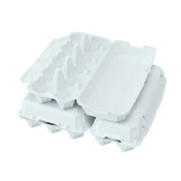 White 9+9 Eggs Paper Egg Tray