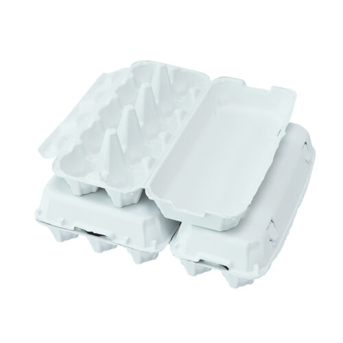 White 9+9 Eggs Paper Egg Tray