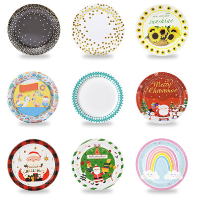 10 Inch Dinner Paper Plate Sets