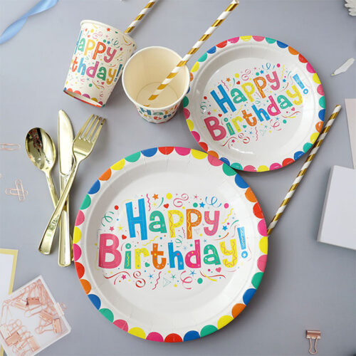10-inch Dinner Paper Plate Sets (5) 10 Inch Dinner Paper Plate Sets