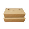 32 OZ Paper Bowls Kraft Food Boxes With Lids