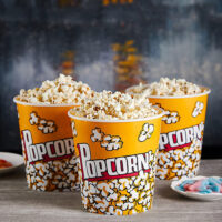 46OZ Popcorn Bucket Custom Printed Popcorn Container (3) 46OZ Popcorn Bucket Custom Printed Popcorn Container