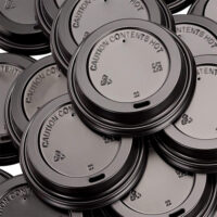80 mm Eco-Friendly PP Lids Paper Coffee Cup (1) 80 Mm Eco Friendly PP Lids Paper Coffee Cup