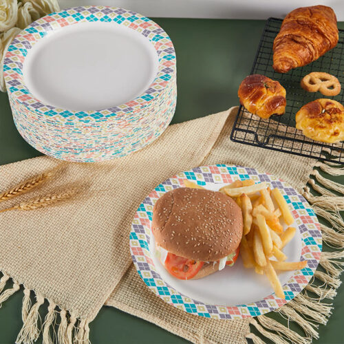 9 Inch Paper Plates Wholesale Round Paper Plates