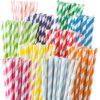 Bulk Paper Drinking Straws Christmas Paper Straws