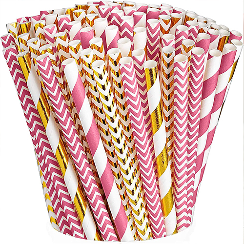 Bulk Paper Drinking Straws Christmas Paper Straws