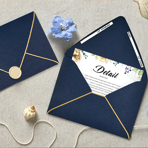 Colored Paper Envelope With Logo