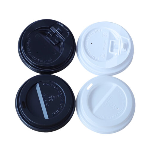 Disposable Coffee Cup Lid 80mm PP Lid for Paper Cup (2) Disposable Coffee Cup Lid 80mm PP Lid For Paper Cup