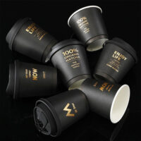 Disposable Coffee Cups Paper Hot Cups With Lids