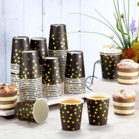 Disposable Coffee Cups Paper Hot Cups With Lids