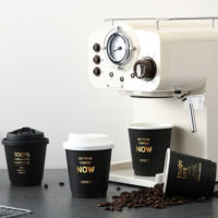 Disposable Coffee Cups Paper Hot Cups With Lids
