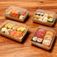Kraft Meal Noodle Cake Sandwich Paper Dessert Box (2) Kraft Meal Noodle Cake Sandwich Paper Dessert Box