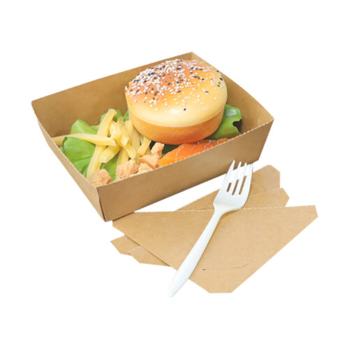 Kraft Paper Food Box (7) Kraft Paper Food Box