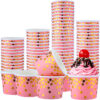 Multiple Colors Ice Cream Paper Cups