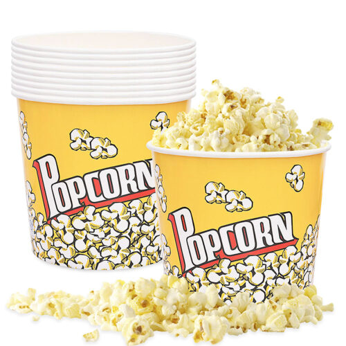 32OZ Eco-Friendly Paper Popcorn Bucket