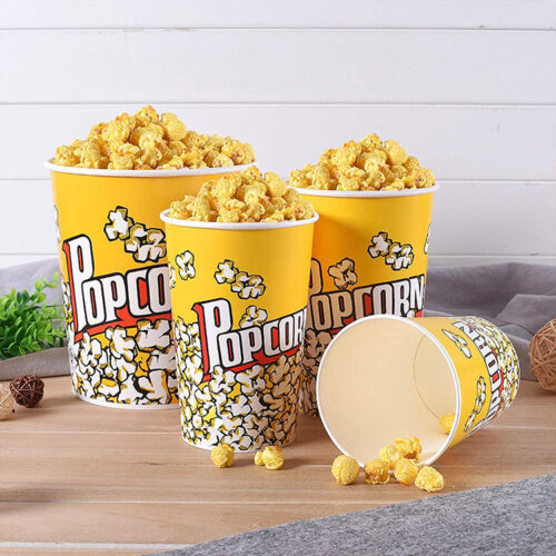 Popcorn Bucket (4) Popcorn Bucket