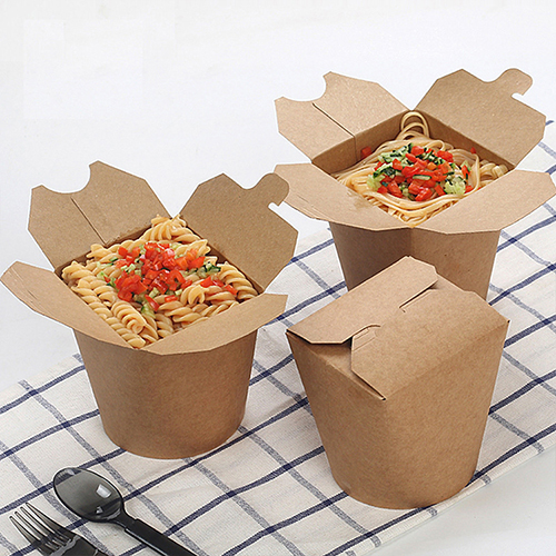 Take Away 700ml Kraft Paper Noodle Box