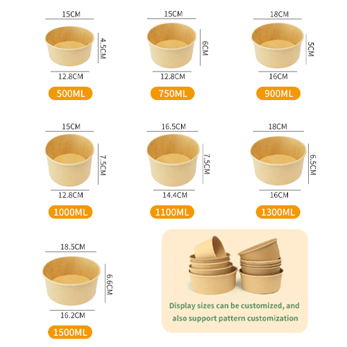 What Are The Different Sizes Of Paper Bowls