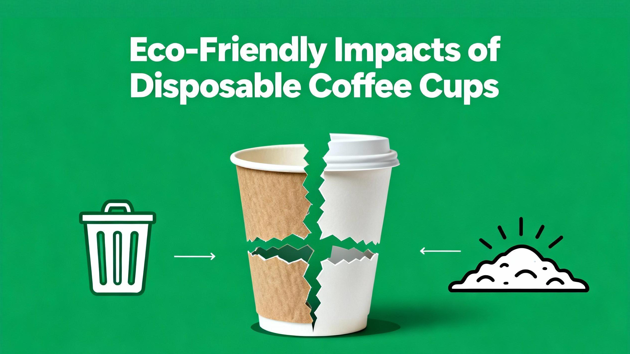 What are the eco-friendly impacts of disposable coffee cups