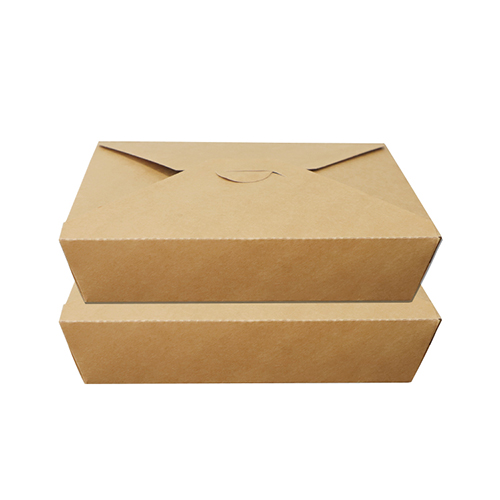 Wholesale 1080ml Take Out Kraft Paper Packaging Box