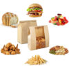 28cm Kraft Bread Bag with Window