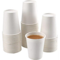 8oz 240ml Disposable White Paper Cup