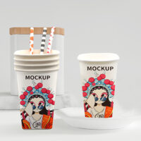 Biodegradable Square Coffee Paper Cups Biodegradable Square Coffee Paper Cups