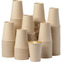 Brown Coffee Cup 4oz 8oz 12oz