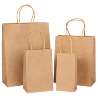 Brown Kraft Paper Bags for Coffee Shops Brown Kraft Paper Bags for Coffee Shops