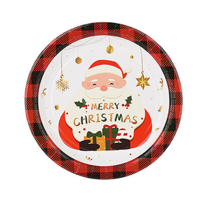 Christmas Paper Plates Disposable