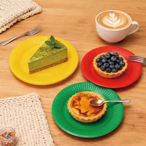 Disposable Birthday Party Round Cake Paper Plate