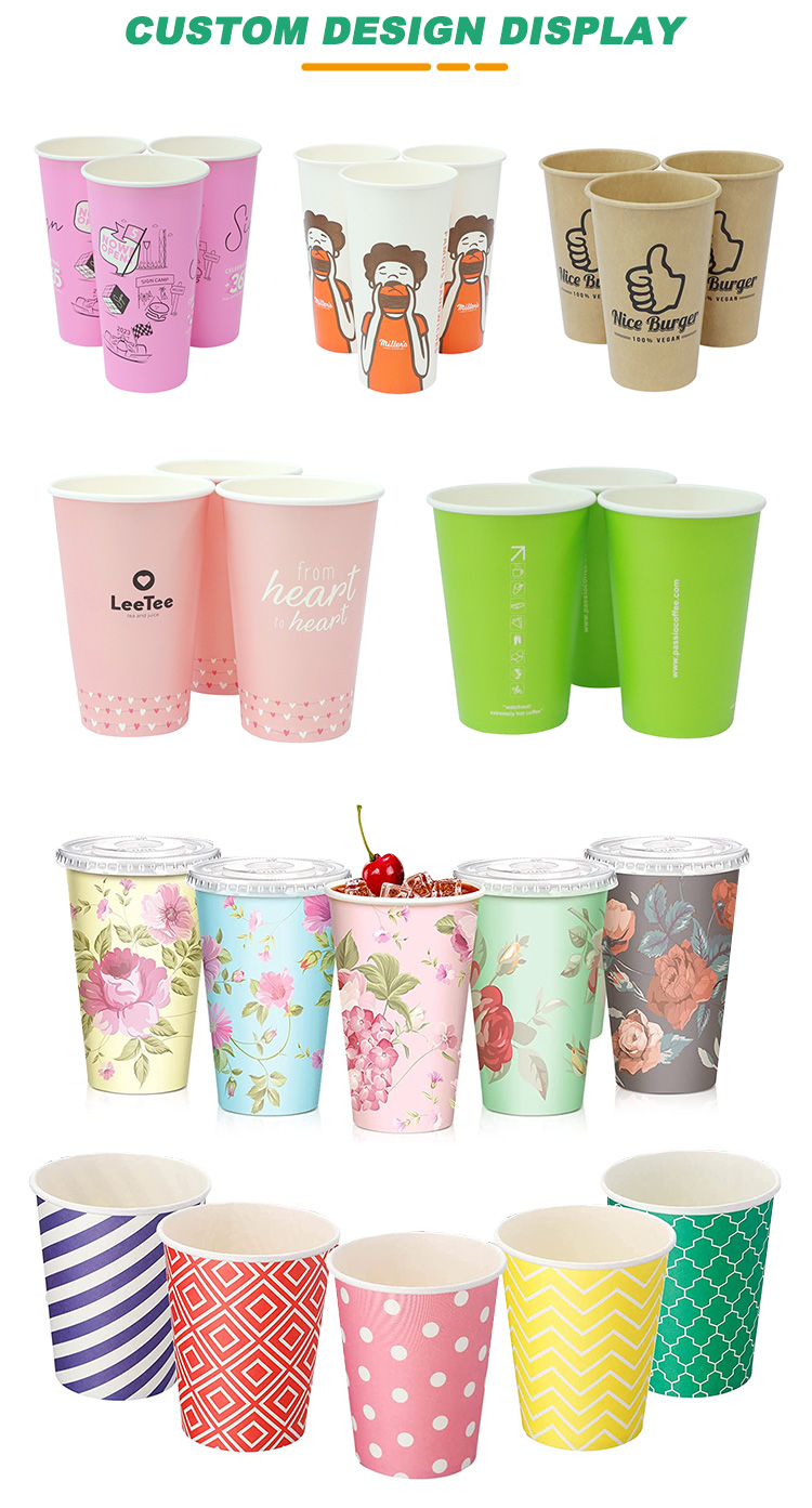 Disposable Cold Drinks Paper Cups