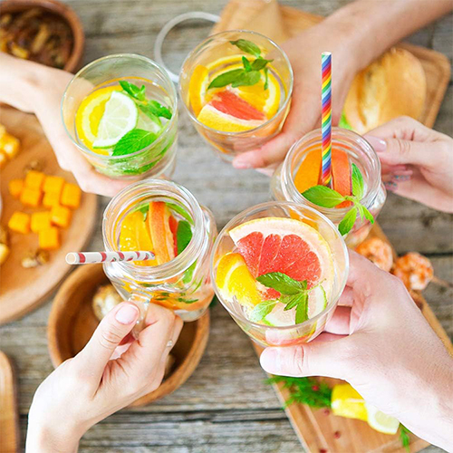 Disposable Paper Drinks Straws