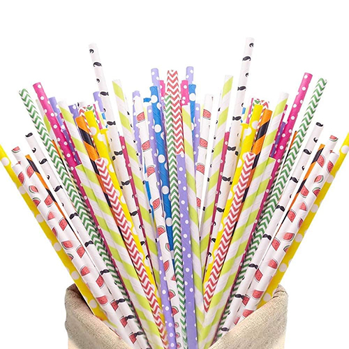 Disposable Paper Drinks Straws