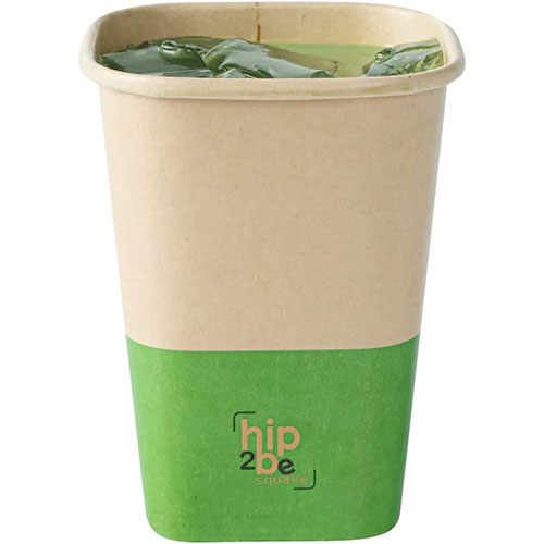 Hot Drinks Square Paper Cups 360ml (12Oz)
