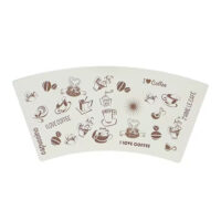 Kraft Paper Cup Sleeve Fan Sheet for Custom Printing (6) Kraft Paper Cup Sleeve Fan Sheet For Custom Printing