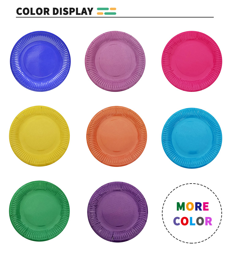 Kraft Paper Plates for Food Serving