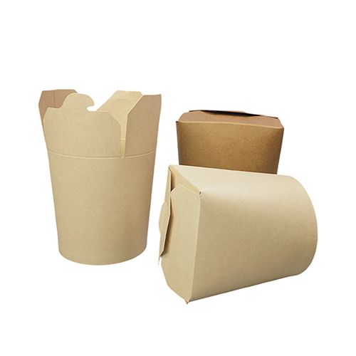 Kraft Paper Takeout Food Noodle Boxes