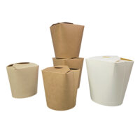Kraft Paper Takeout Food Noodle Boxes Kraft Paper Takeout Food Noodle Boxes